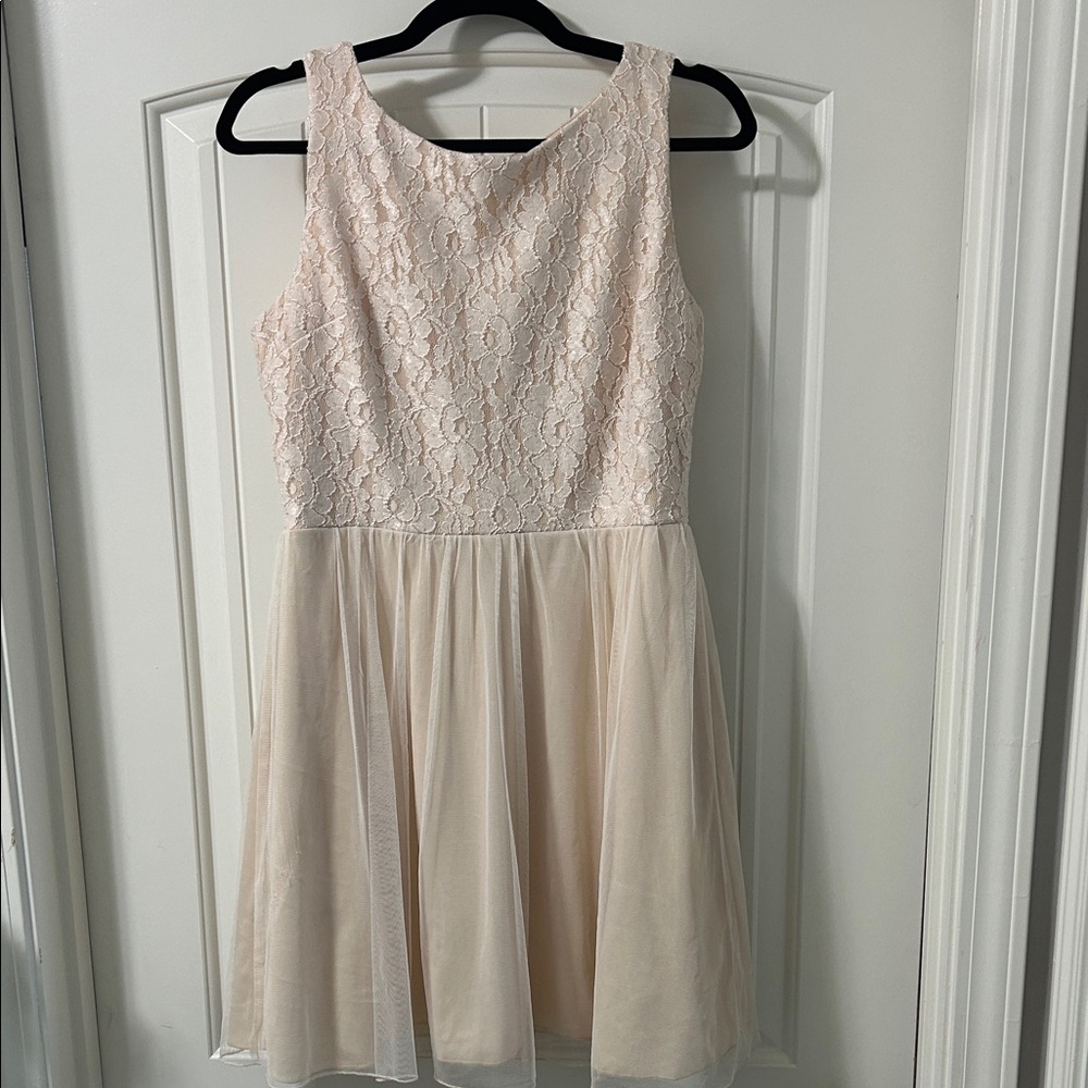 Maurices Blush Pink Lace Dress